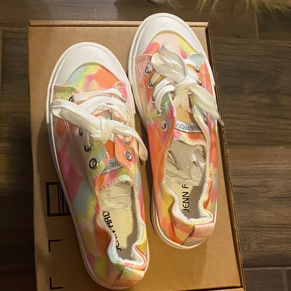 Jenn Ardor Women's Sneakers in Vibrant Tie-Dye